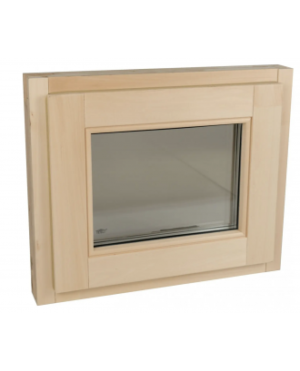 Das Fenster für die Tesli-Sauna ist englisch 600х500mm SAUNAGEBÄUDE