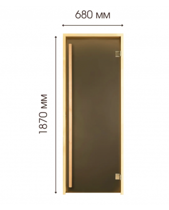 Tür für Bäder und Saunen Tesli Grand 1900x700 SAUNA-TÜREN