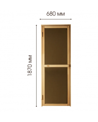 Tür für Bäder und Saunen Bravo 1900 x 700 SAUNA-TÜREN