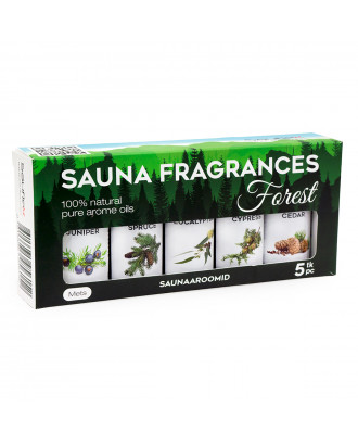 Sauflex Sauna ätherisches Öl Kollektion 5x15ml, Wald