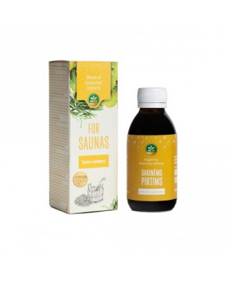 Extraktmischung für Saunen mit ätherischen Zitronen- und Rosmarinölen, 150 ml SAUNA-AROMEN UND KÖRPERPFLEGE