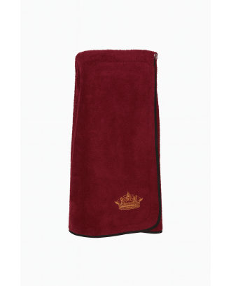 Bestickte Saunaschürze "Krone", Borbo, XXXL SAUNA-ZUBEHÖR