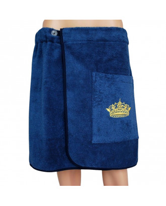 Bestickte Herren Saunaschürze XXL SAUNA-ZUBEHÖR