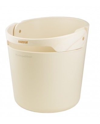 HARVIA Helmi-Eimer SAC01003, 5 l, Elfenbein SAUNA-ZUBEHÖR