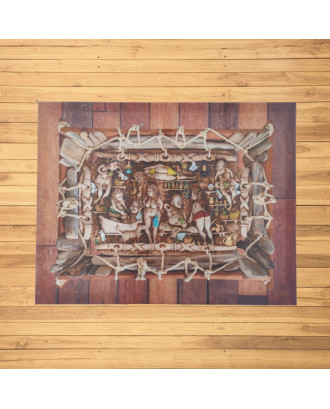 Sauna-Leinwanddrucke 90 x 70 cm, Foto auf Leinwand, Wanddekoration, Leinwand-Wandkunst, Fotografie-Druck, Fotoleinwand SAUNA / SPA ZONE MÖBEL