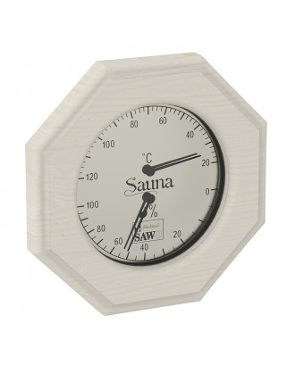 SAWO Thermometer - Hygrometer 241-THA, Aspen SAUNA-ZUBEHÖR