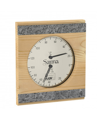 SAWO Thermometer - Hygrometer 281-THRP Kiefer SAUNA-ZUBEHÖR