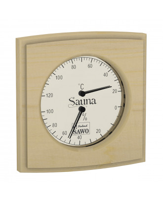 SAWO Thermometer - Hygrometer 285-THP Kiefer SAUNA-ZUBEHÖR