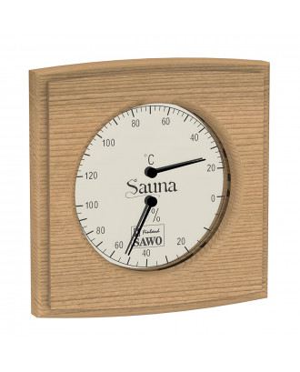 SAWO Thermometer - Hygrometer 225-285-THD Zeder SAUNA-ZUBEHÖR