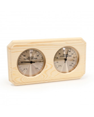 SAWO Sauna-Thermometer - Hygrometer 221-THP Kiefer