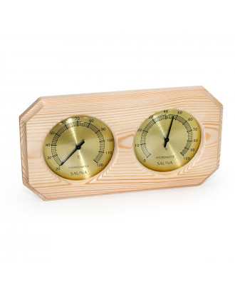 Sauna-Thermometer - Hygrometer, horizontal, Sauflex
