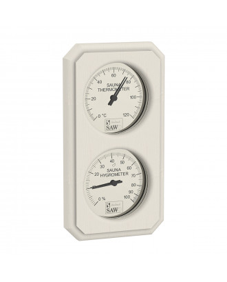 Sawo Sauna-Thermometer - Hygrometer 221-THVA, Aspen