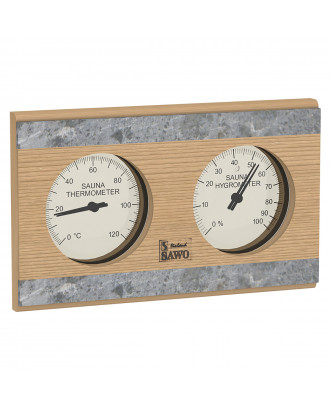 SAWO Sauna-Thermometer - Hygrometer 282-THRD Zeder