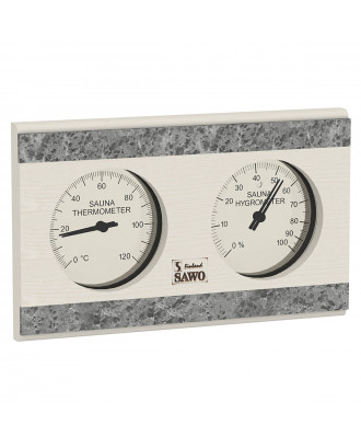SAWO Sauna-Thermometer - Hygrometer 282-THR Aspen