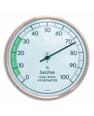 Analoges Sauna-Hygrometer mit Metallring Dostmann TFA 40.1012