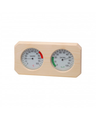 SAUFLEX THERMO-HYGROMETER V-T025 Saunathermometer und Hygrometer