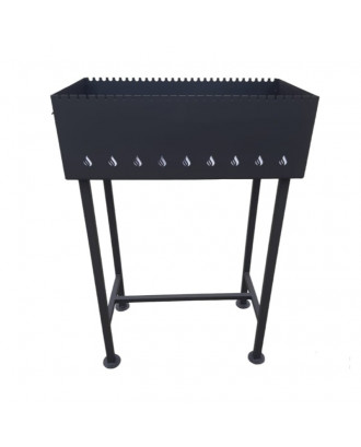 Klassischer Kohlenbecken auf einem Ständer, 3 mm Stahl GRILLS, BBQ, RAUCHE