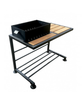 Klassischer Grill mit Tisch 120x60x85 GRILLS, BBQ, RAUCHE