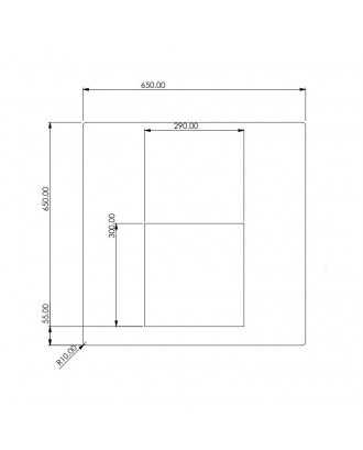 Dekorativer Saunaofenschirm 65x65cm HOLZBRENNENDE SAUNAÖFEN