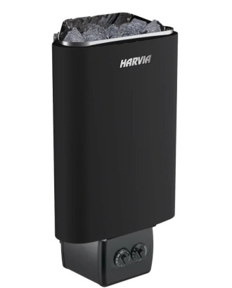 Elektrischer Saunaofen Harvia Delta D36, 3,6 kW, Schwarz, mit integrierter Steuerung ELEKTRISCHE SAUNAHEIZUNG