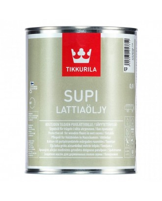 Schutzöl für Holzböden in Nassräumen / Saunen Tikkurila Supi Lattiaöljy