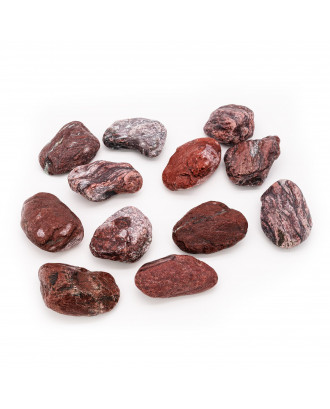 Saunasteine SAUFLEX - Roter Jaspis, 5-10 cm, 15 kg, abgerundet SAUNA STEINE