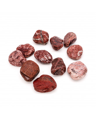 Saunasteine SAUFLEX - Roter Jaspis, 10-15 cm, 15 kg, abgerundet SAUNA STEINE