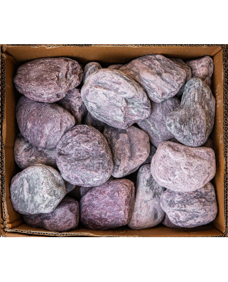 Saunasteine SAUFLEX - Roter Jaspis, 5-10 cm, 15 kg, abgerundet SAUNA STEINE