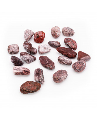 Saunasteine SAUFLEX – Roter Jaspis, abgerundet, 15 kg, 3–5 cm SAUNA STEINE