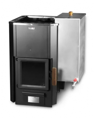 Saunaofen Skamet – P-12040 PRV, Warmwasserbereiter - Rechts, mit Glas