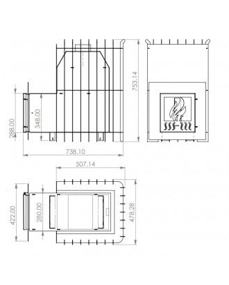 SAUNAOFEN TEPLODAR ETNA 18 PRO 4MM HOLZBRENNENDE SAUNAÖFEN