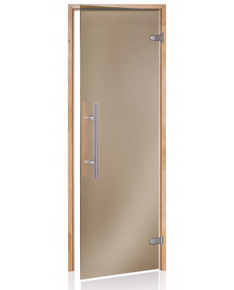 Saunatür Ad Premium Light, Erle, Bronze 70x190cm