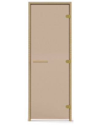 Saunatür, Erle, Bronzeglas 70x180cm SAUNA-TÜREN