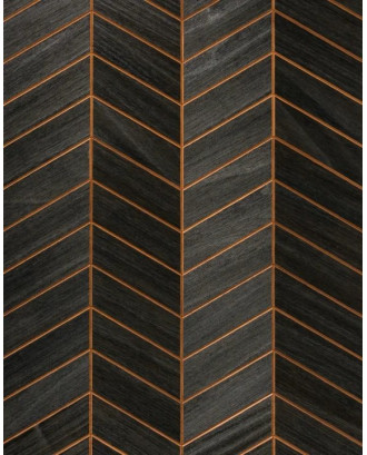 Dekorative Holzpaneele Bermuda Thremo Schwarz, Abachi SAUNA HOLZ