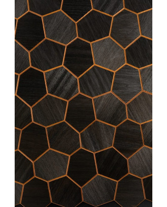 Dekorative Holzpaneele Royal Black, Abachi SAUNA HOLZ